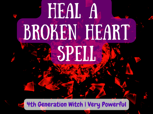 Heal a Broken Heart Spell image with shattered red heart fragments glowing in darkness, symbolizing emotional pain and heartbreak recovery. This powerful spell ritual is crafted to mend emotional wounds, release sadness, and restore inner peace after betrayal, breakup, or loss. Designed to bring comfort, closure, and renewed strength, this spell empowers you to heal, rebuild self-love, and open your heart to happiness, hope, and new beginnings with lasting spiritual energy.