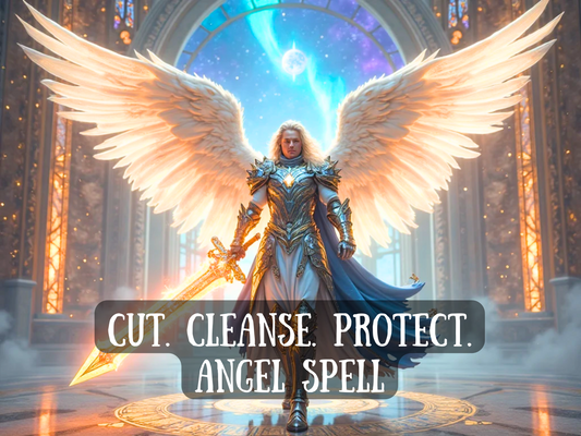 Physical, Mental, and Spiritual Healing spell casting service . Powerful archangel figure with glowing white wings and a radiant sword stands in a celestial temple filled with light and magic. Perfect for energy healing spells, emotional trauma recovery, chakra balancing, divine intervention rituals, mental health spells, soul healing, physical wellness, spiritual purification, angelic protection magick, lightworker services, and deep holistic spellwork