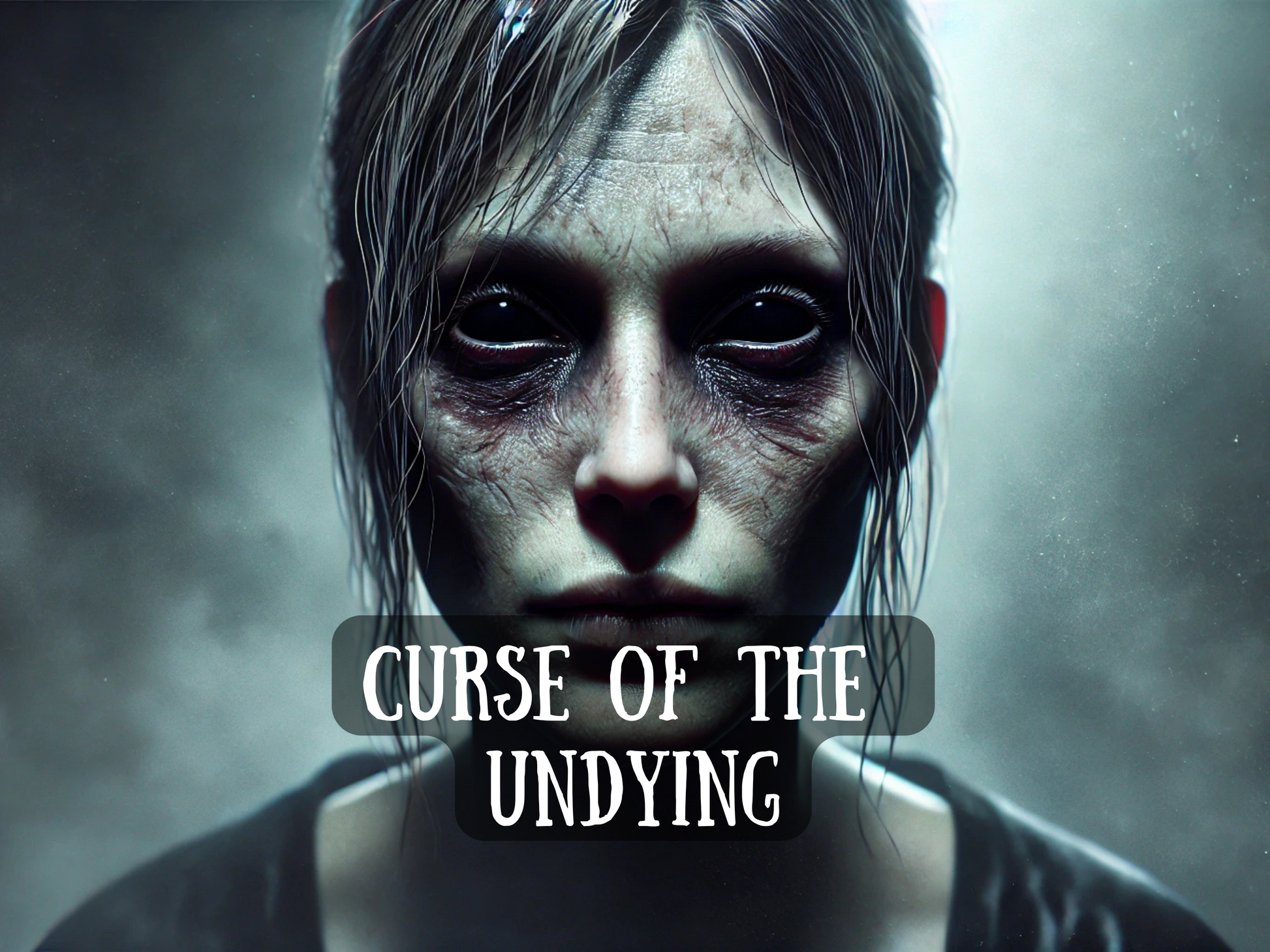 Curse of the Undying spell image showing a haunting, hollow-eyed figure with decayed, undead features radiating dread and dark power. This ritual invokes eternal torment, binding enemies in suffering that never ends. Perfect for those seeking revenge magick, hexes, and unstoppable curses that drain vitality, haunt dreams, and inflict misery without escape. A spell for domination, destruction, and ensuring your target feels the weight of the undying forever.